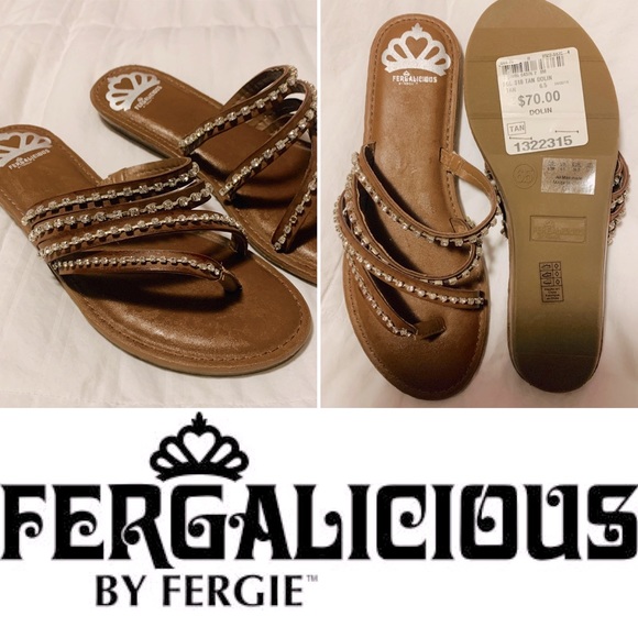 🌹NWT Fergalicious Genuine Leather Sandals - Picture 4 of 12